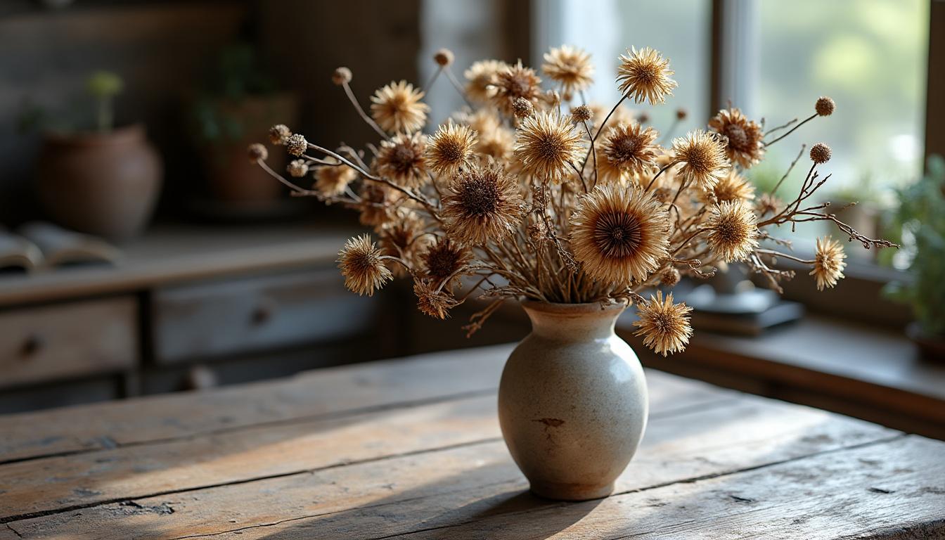 découvrez comment les fleurs séchées peuvent sublimer votre décoration intérieure. apprenez à utiliser ces éléments naturels pour créer une ambiance chaleureuse et élégante dans votre maison. idées originales et conseils pratiques pour intégrer les fleurs séchées dans votre décoration.