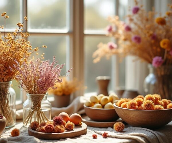 Les fleurs séchées : leur utilisation dans la décoration