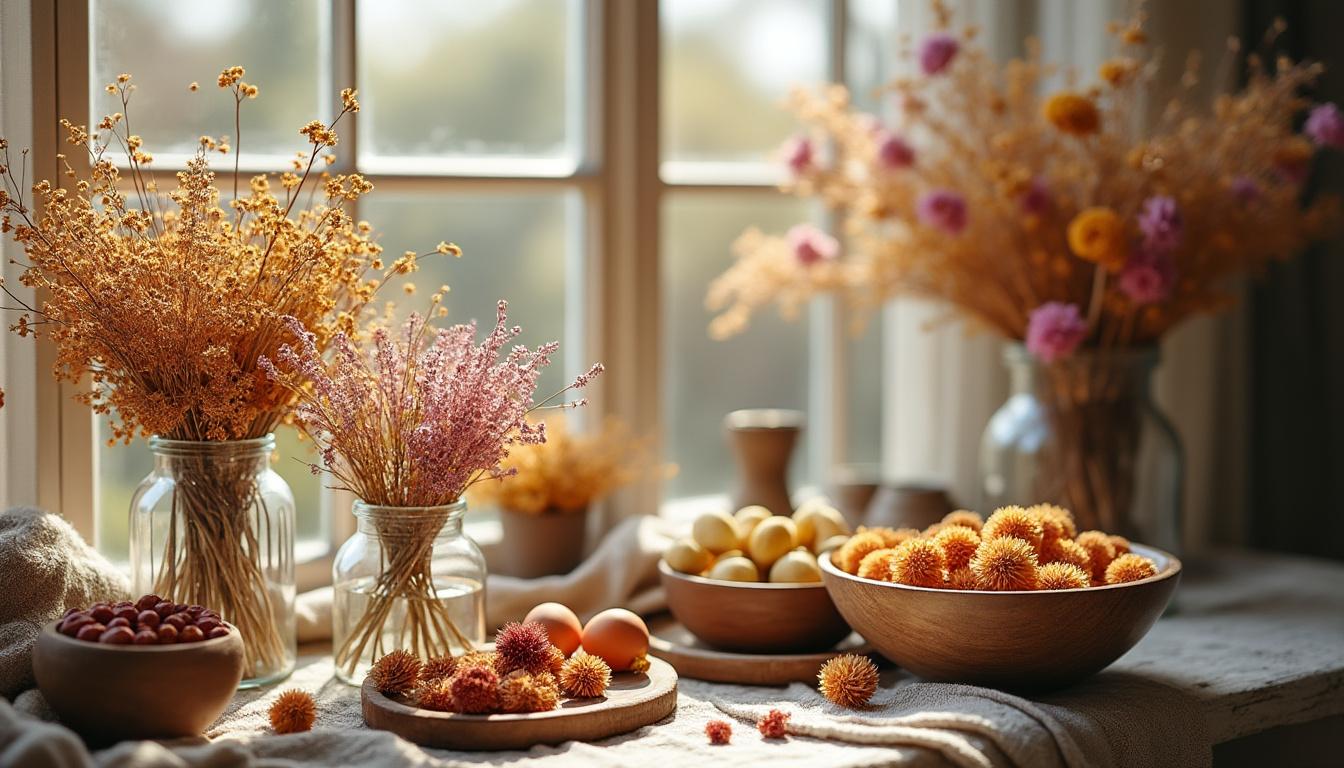 Les fleurs séchées : leur utilisation dans la décoration
