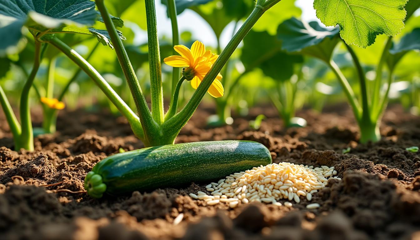 découvrez comment placer du riz au pied de vos plants de courgettes peut améliorer la santé de vos cultures et augmenter vos récoltes. astuce naturelle, facile à appliquer, pour des courgettes plus vigoureuses et un potager prospère cette année !