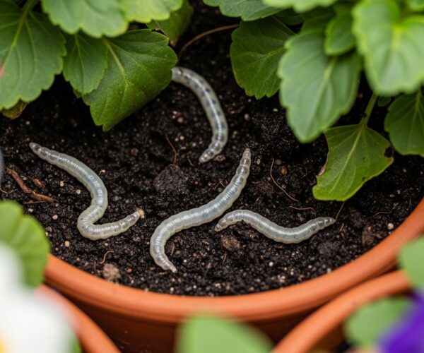 Gros vers blancs dans les pots de fleurs : conseils de experts pour un jardin sain