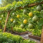 Boostez votre jardin avec la culture verticale du melon et gagnez de la place