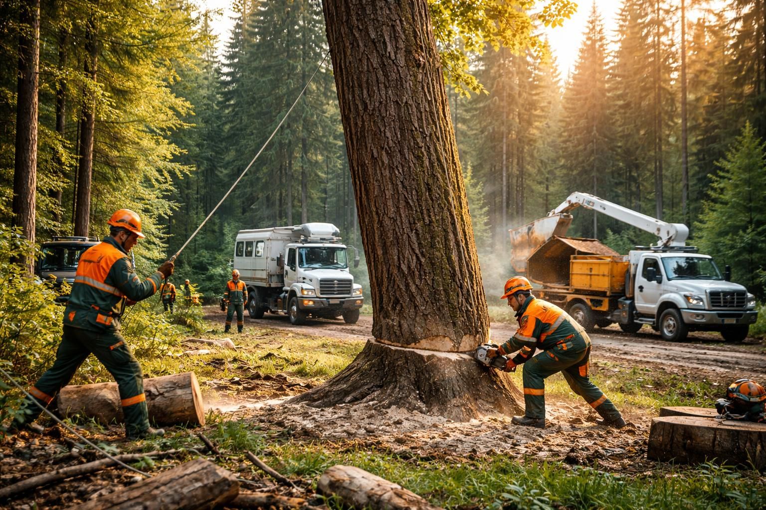 5 raisons pour lesquelles vous devriez considérer un service forestier pour un abattage d&rsquo;arbre gratuit