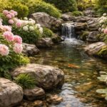 Comment intégrer des éléments aquatiques dans un jardin de roches et de pivoines