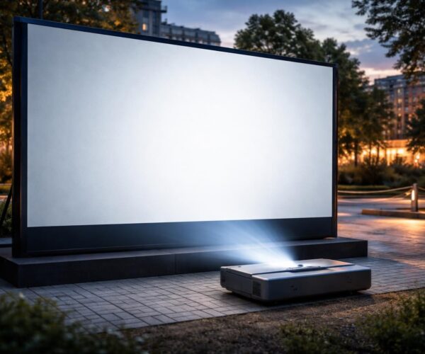 Écran outdoor : compatible courte focale, ce qu’il faut vérifier