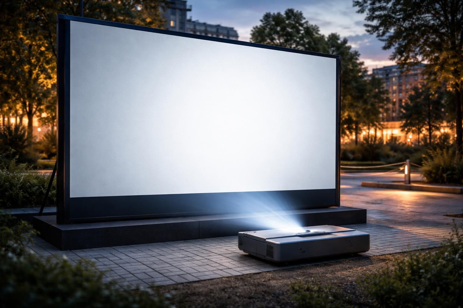 Écran outdoor : compatible courte focale, ce qu’il faut vérifier