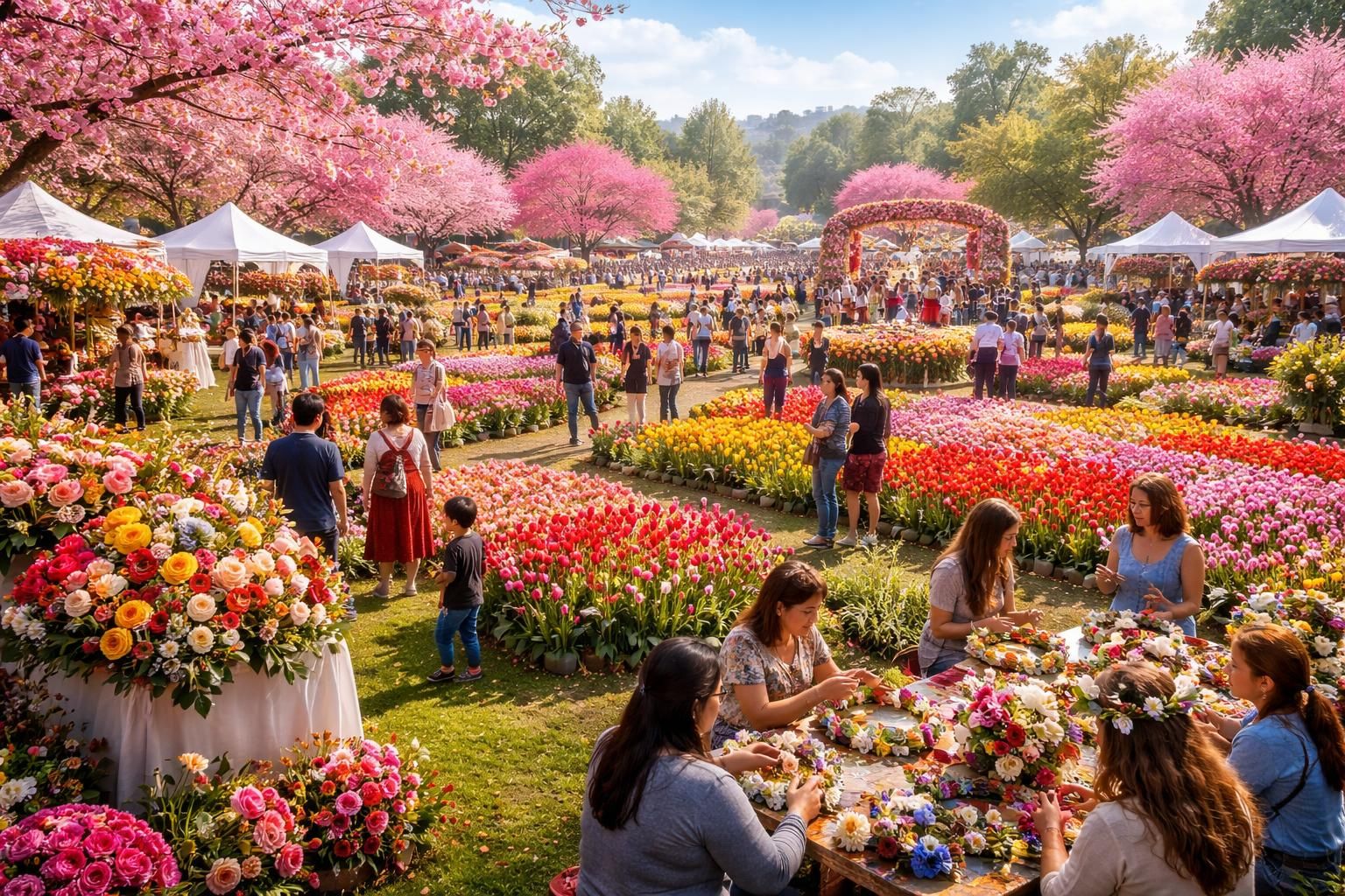 Événements autour des fleurs connues : festivals et expositions à ne pas manquer