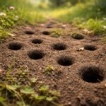 Les petits trous ronds dans la terre expliqués : un guide pour les passionnés de nature