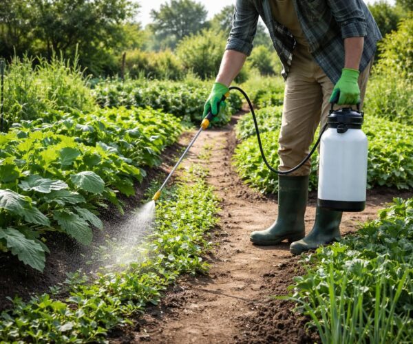 Maximisez l&rsquo;efficacité de votre jardin avec l&rsquo;eau de javel comme désherbant adapté