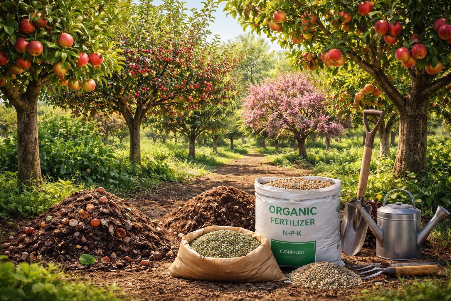 Quel engrais choisir pour des arbres fruitiers en pleine forme