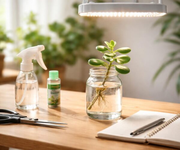 Quel matériel utiliser pour bouturer le crassula dans l&rsquo;eau avec succès