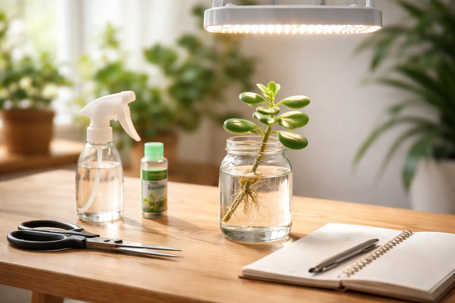 Quel matériel utiliser pour bouturer le crassula dans l&rsquo;eau avec succès