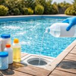 Quels produits utiliser pour traiter une eau de piscine saturée ?