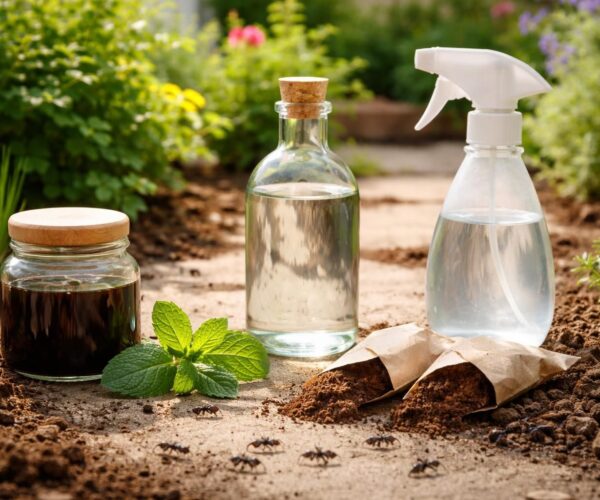 Répulsif anti-fourmi : les meilleures options pour l’extérieur