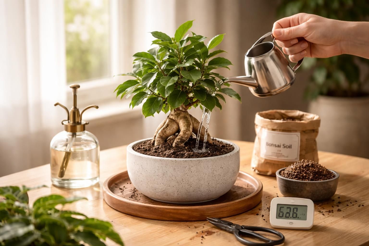 Astuces spécifiques pour entretenir votre ficus ginseng