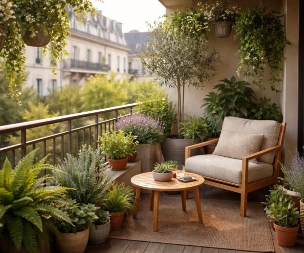 Balcon du voisin du dessus : idées de plantes pour un environnement apaisant