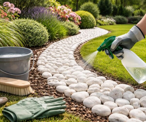 Comment blanchir des cailloux blancs pour embellir vos aménagements paysagers