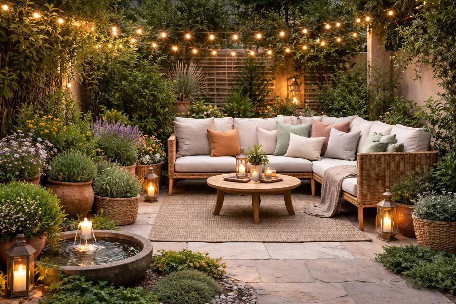 Créer un petit jardin cosy : les tendances à adopter cette année