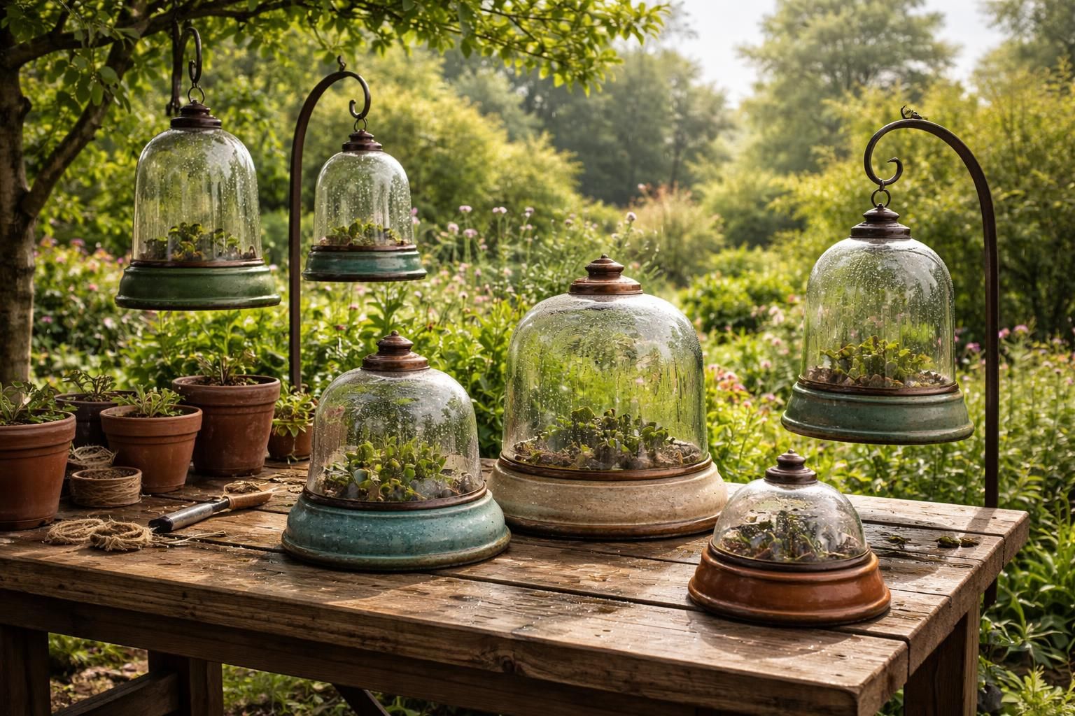 Découvrez comment fabriquer des cloches de jardin qui résistent aux intempéries