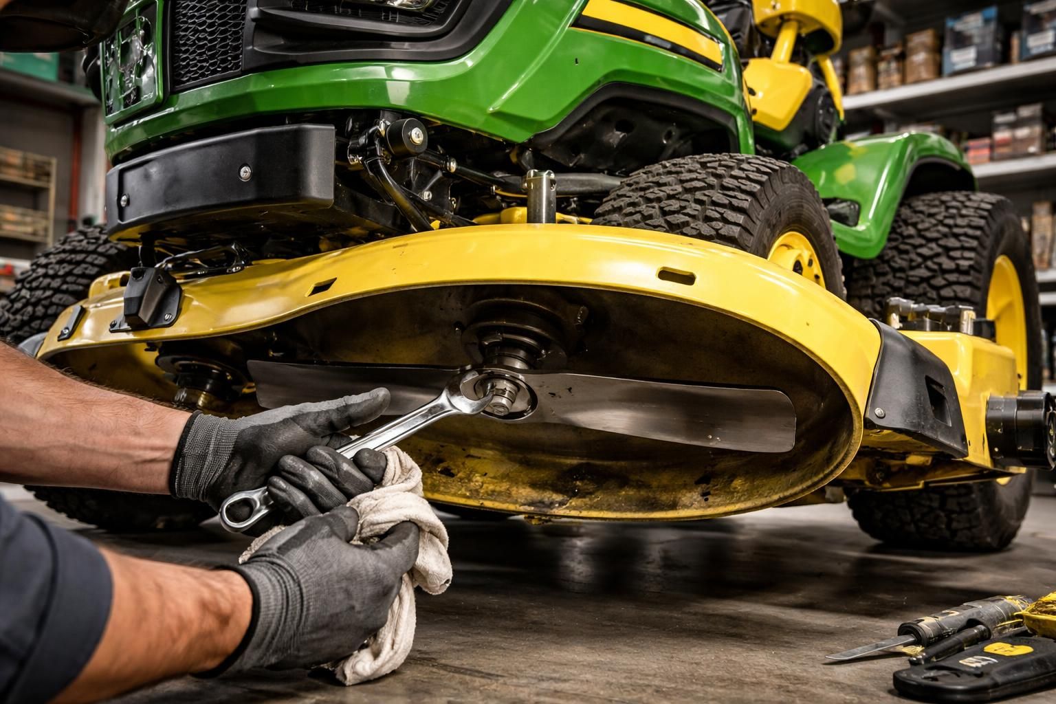 Éviter le problème d&rsquo;enclenchement de lame de tracteur tondeuse John Deere grâce à l&rsquo;entretien