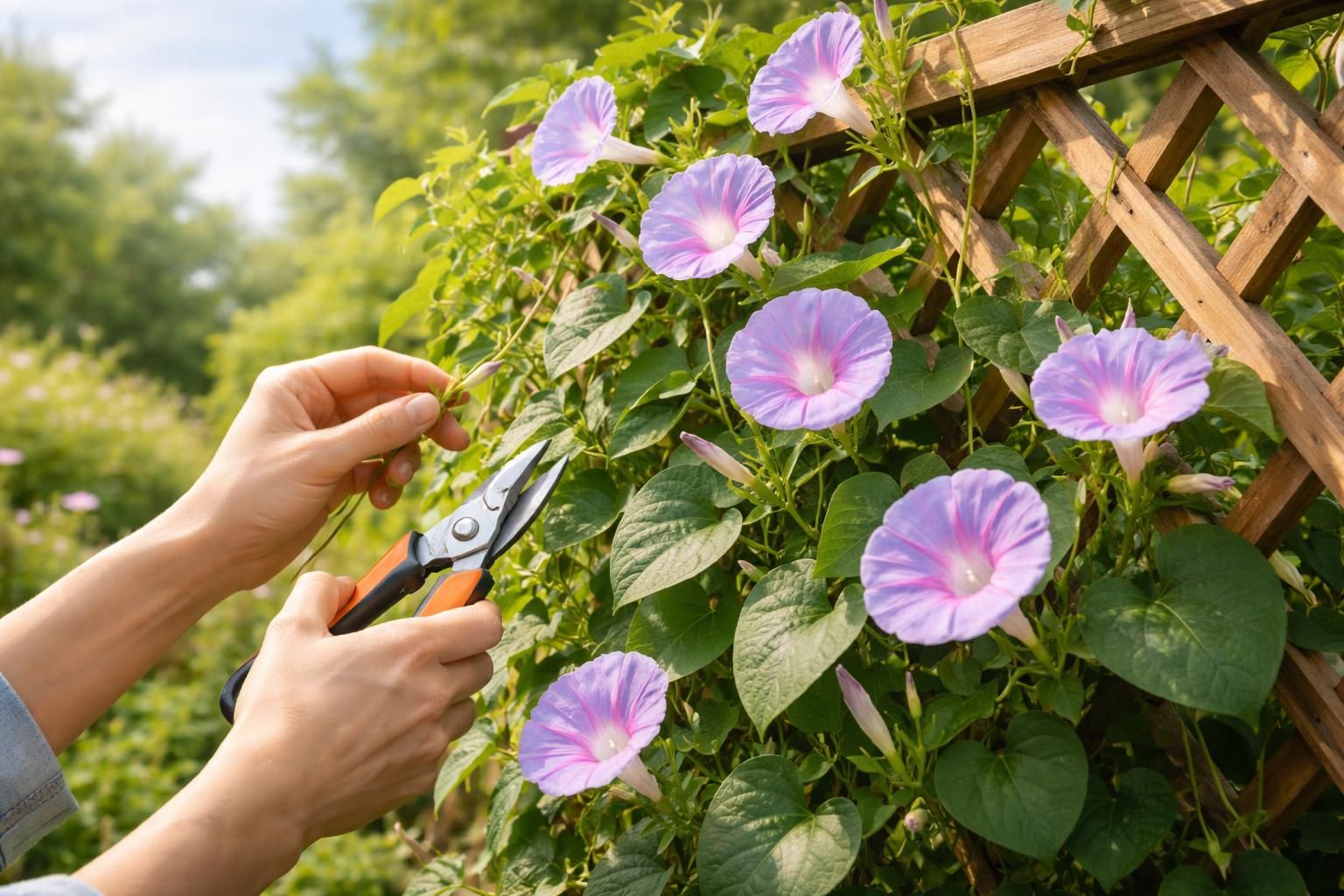 Ipomée : comment la faire grimper et bien la tailler