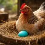 La poule avec oeuf bleu, une variété à découvrir pour les amateurs de volaille