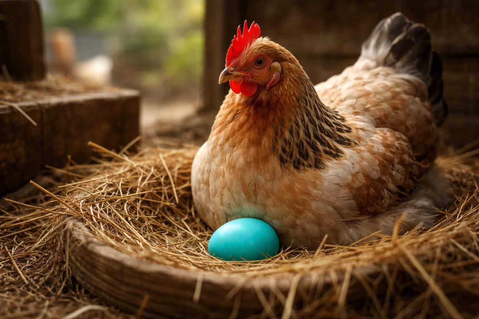 La poule avec oeuf bleu, une variété à découvrir pour les amateurs de volaille