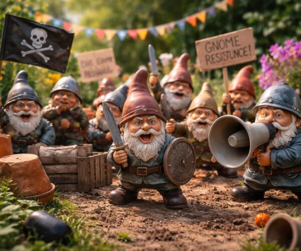 Le front de libération des nains de jardin : quand l&rsquo;humour et la satire rejoignent une lutte sérieuse