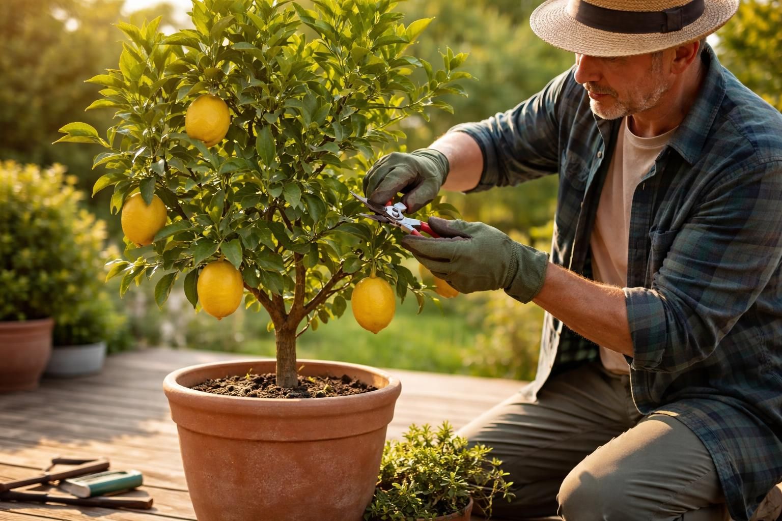 Quand tailler les citronniers en pot : conseils pour un entretien réussi