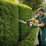 Tailler une haie de thuyas trop large : les secrets d&rsquo;un jardinier expert