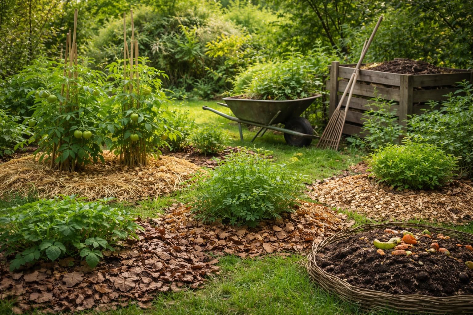 Trouvez du paillage gratuit écolo : astuces pour un jardin à petit prix