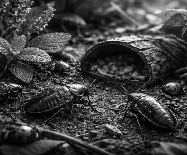 Cafards de jardin noir et blanc : stratégies écologiques pour les contrôler