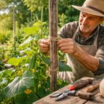 Fabriquer un tuteur pour le concombre : conseils d&rsquo;experts pour un soutien optimal