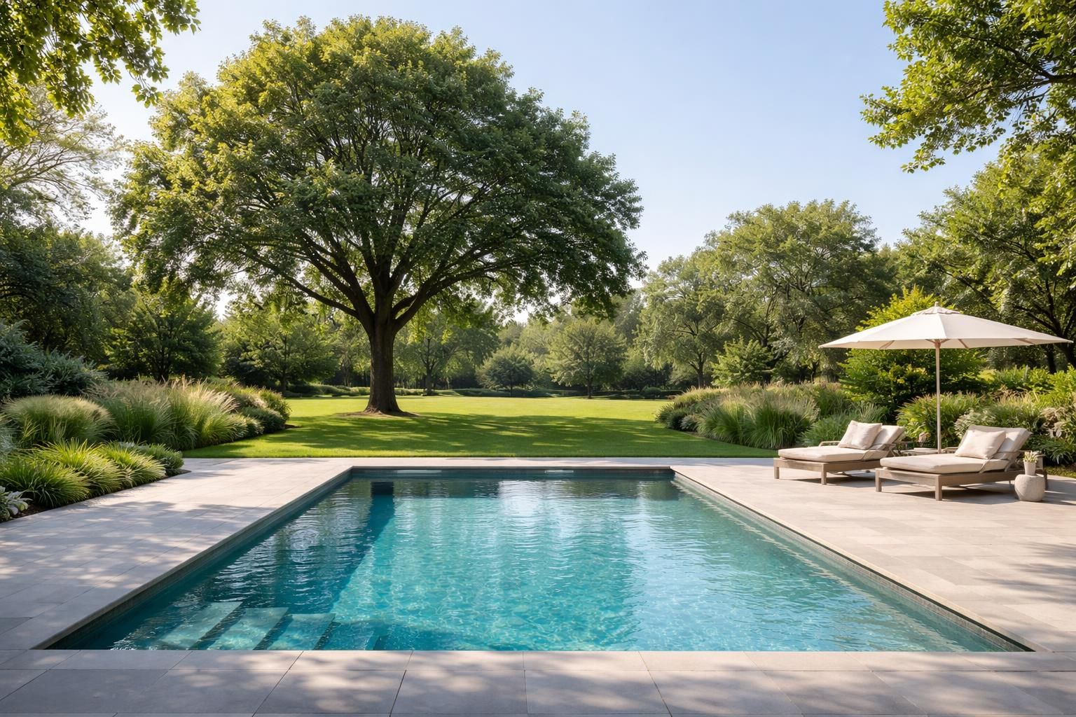 La distance entre l&rsquo;arbre et la piscine : un facteur clé pour la longévité de votre installation