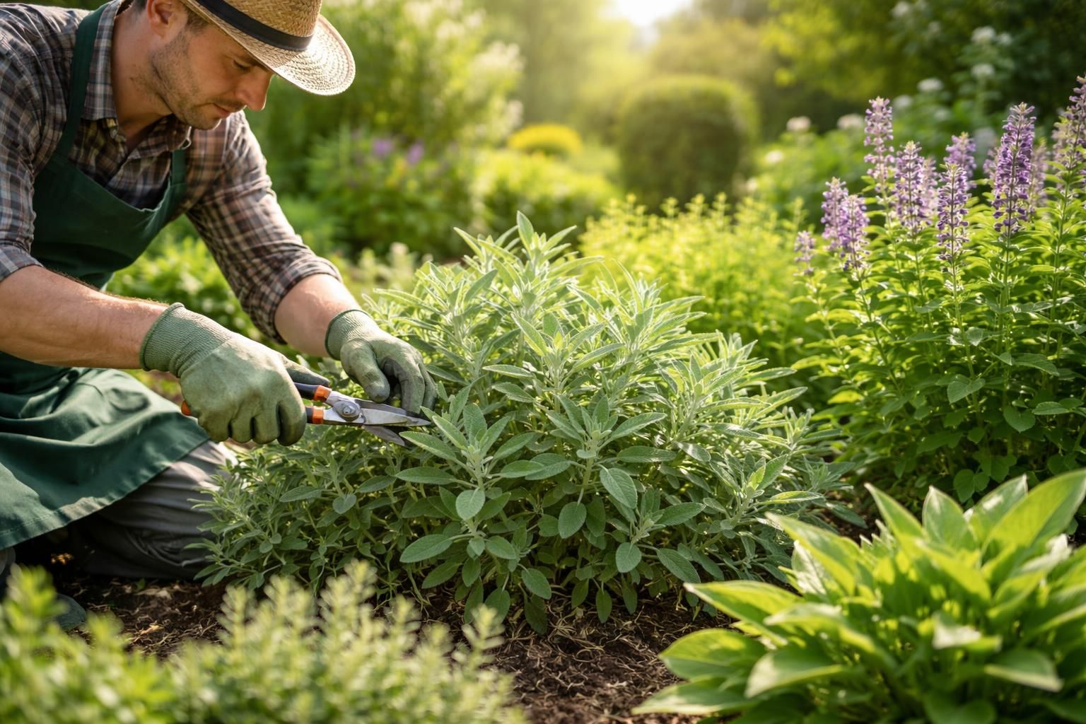 Les bienfaits de l&rsquo;entretien et de la taille de la sauge arbustive sur la croissance des plantes