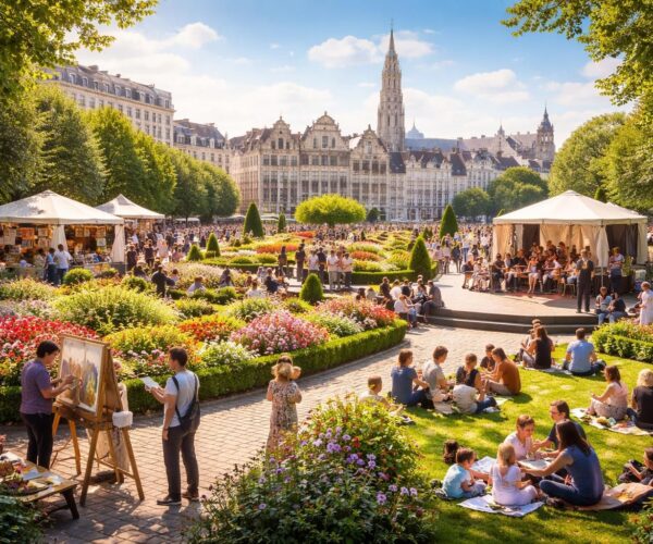 Les événements culturels à ne pas manquer dans le jardin du Mont des Arts
