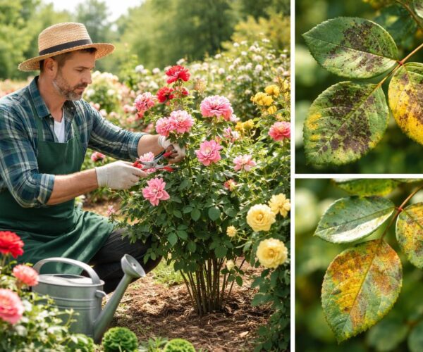 Les rosiers : entretien, maladies courantes et floraison