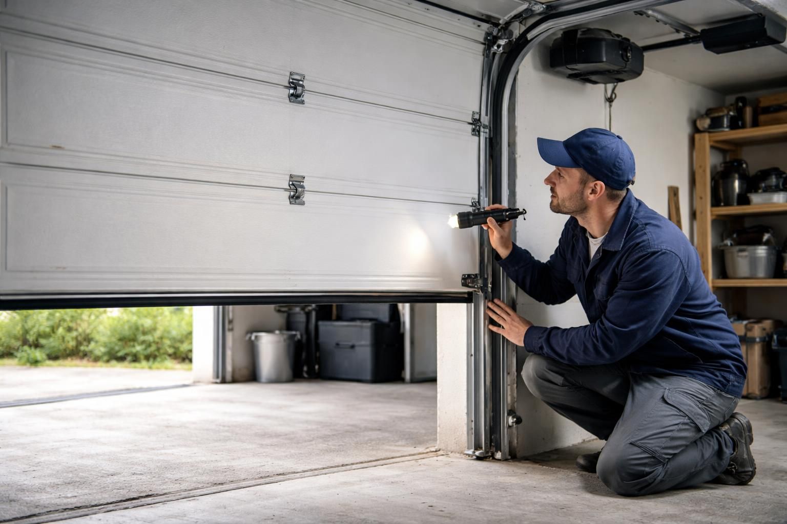 Ma porte de garage ne s&rsquo;ouvre pas complètement : vérifier le mécanisme