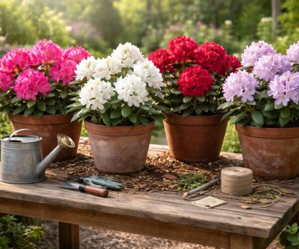 Rhododendron en pot : choix des variétés et conseils de culture
