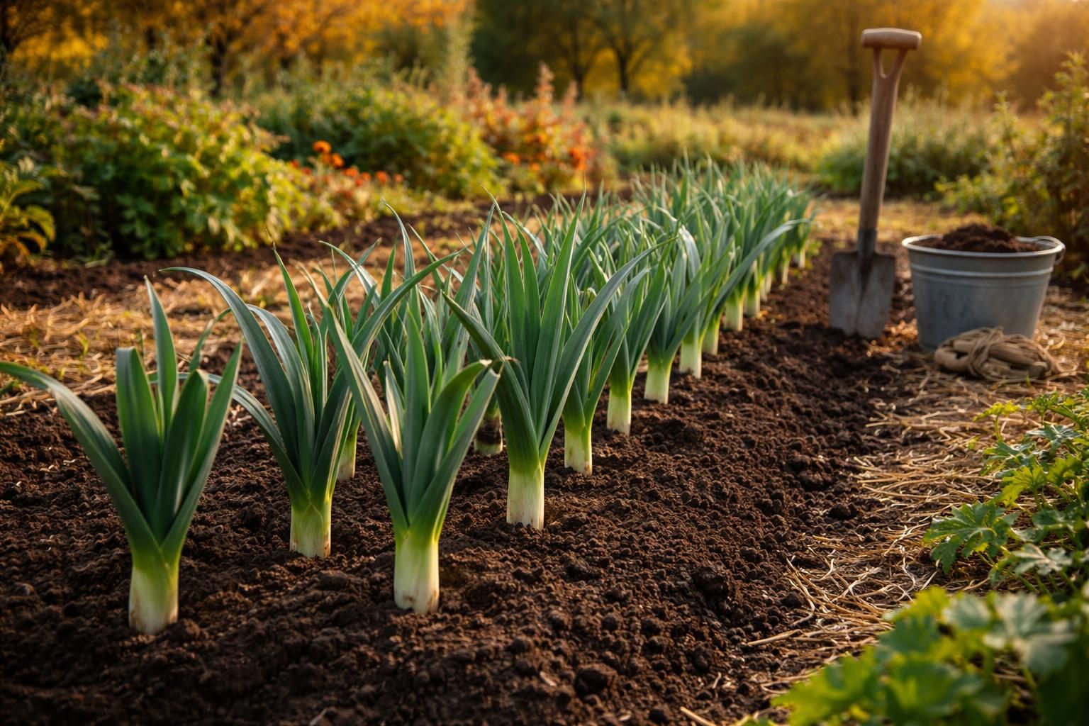 Secrets de jardinage : quand planter les poireaux d&rsquo;hiver avec succès