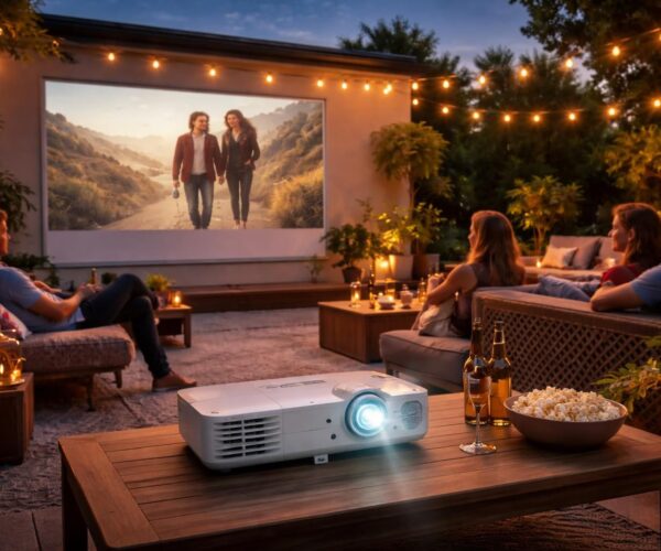 Soirée film en terrasse : quel vidéoprojecteur Acer tient vraiment dehors