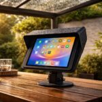 Support abrité : installer la tablette iPad dehors sans craindre l’humidité