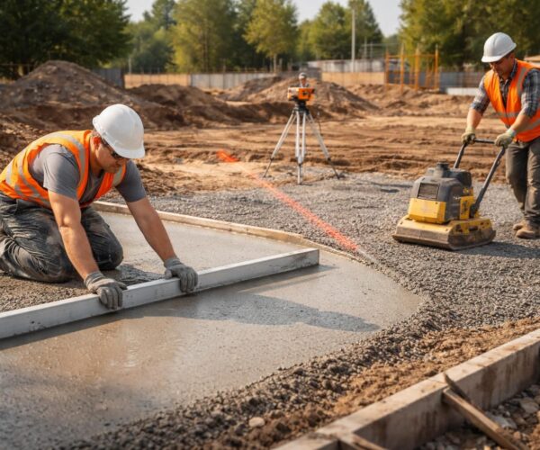 Techniques de régalage pour un nivellement parfait des sols