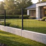 Tendances 2026 : tarif de la pose d&rsquo;une clôture rigide avec soubassement béton