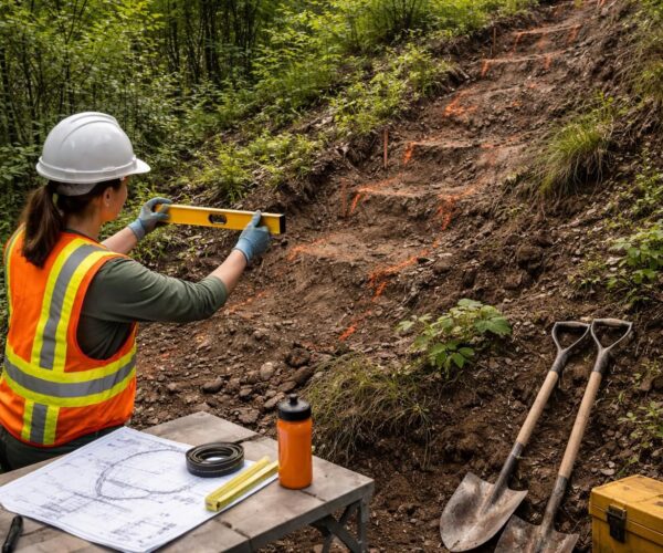 Avant de faire un escalier dans un talus pentu, voici ce que vous devez savoir