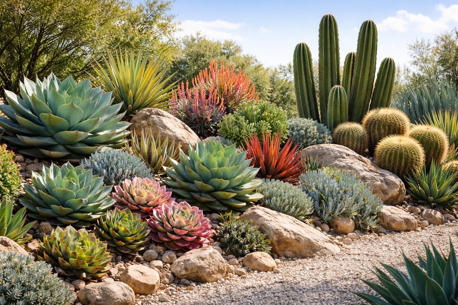 Combiner beauté et robustesse avec des plantes grasses extérieures résistantes au gel et au soleil