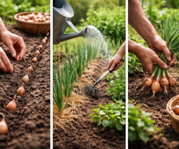 Echalote : plantation, entretien et récolte pas à pas