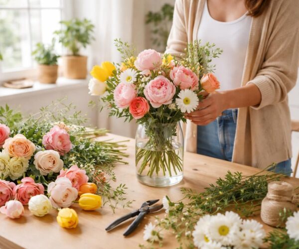 Faire un bouquet de fleurs à la maison : méthodes faciles