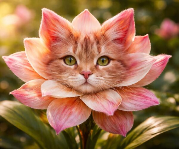 La fleur en forme de tête de chat : une inspiration pour les artistes
