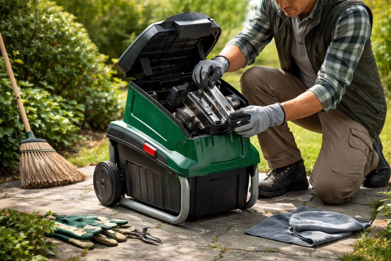 Les astuces pour entretenir votre broyeur à végétaux Parkside